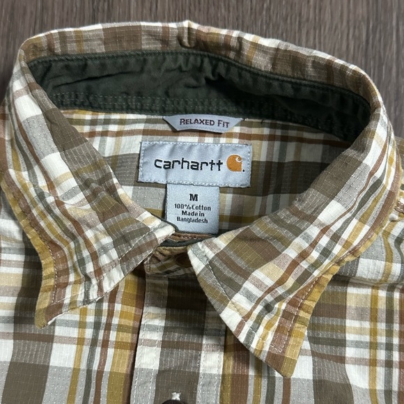 Carhartt Plaid Button Up - Picture 5 of 5